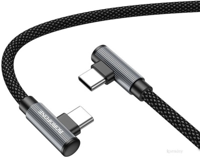 Кабель Borofone BU50 USB Type-C - USB Type-C (1 м, черный) 