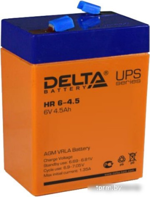 Аккумулятор для ИБП Delta HR 6-4.5 (6В/4.5 А·ч) 
