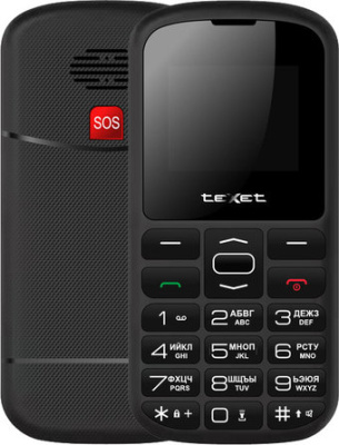 Кнопочный телефон TeXet TM-B316 (черный)