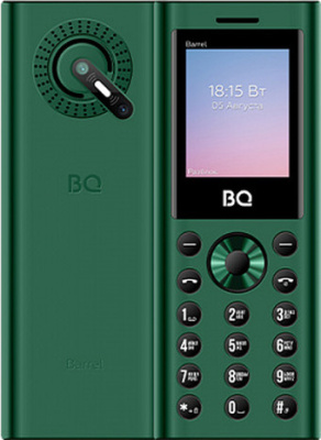 Кнопочный телефон BQ-Mobile BQ-1858 Barrel (зеленый)