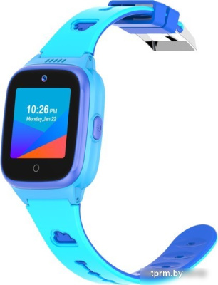 Умные часы LeeFine Q27 4G (синий/голубой) 
