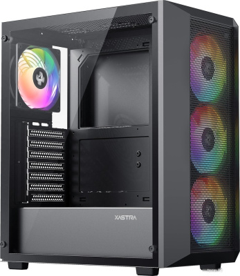 Корпус XASTRA A406 4ARGB (черный) 