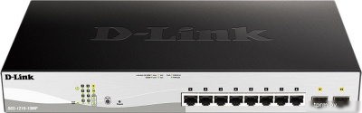 Управляемый коммутатор 2-го уровня D-Link DGS-1210-10MP/FL2A 