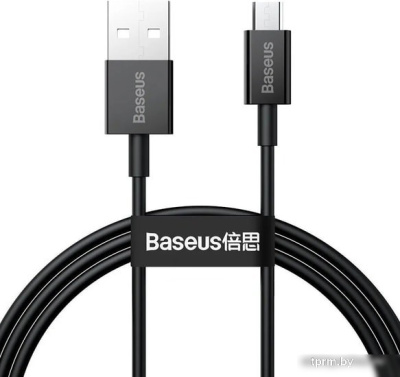 Кабель Baseus CAMYS-01 USB Type-A - microUSB (1 м, черный) 