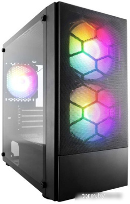 Корпус 1stPlayer Firebase X4-M-BK-2F1P-1F1 