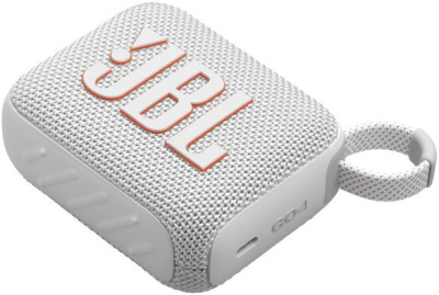 Беспроводная колонка JBL Go 4 (белый) 