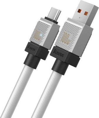 Кабель Baseus CoolPlay Series USB Type-A - USB Type-C 662802352B (1 м, белый) 
