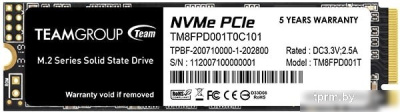 SSD Team MP33 PRO 1TB TM8FPD001T0C101 