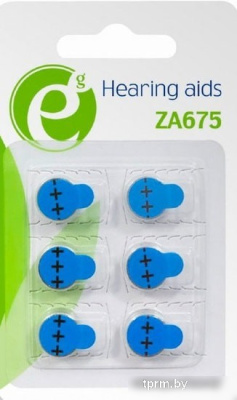 Батарейки EnerGenie ZA675 6 шт EG-BA-ZA675-01 