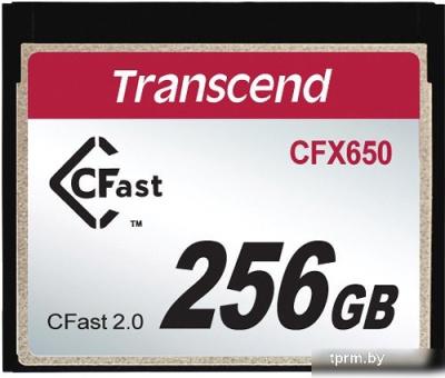 Transcend CFX650 CompactFlash 256GB 