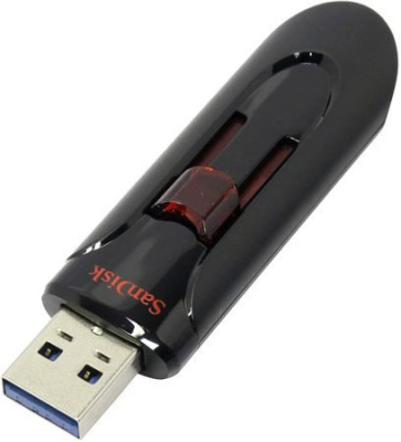 USB Flash SanDisk Cruzer Glide 256GB (черный) [SDCZ60-256G-B35] 