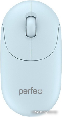 Мышь Perfeo Slim (голубой) 