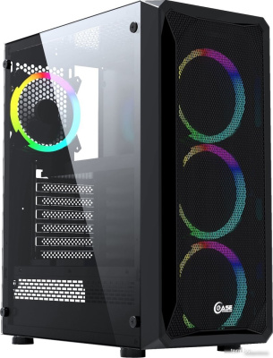 Корпус Powercase Mistral Z4 Mesh LED 