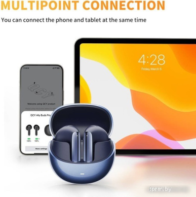 Наушники QCY AilyBuds Pro (темно-синий) 