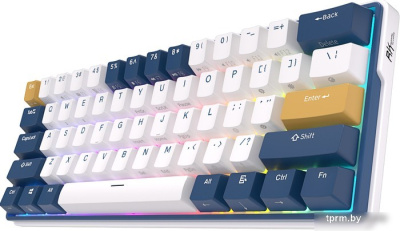 Клавиатура Royal Kludge RK61 Plus RGB (белый, RK Cyan) 