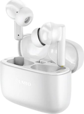 Наушники Olmio TWE-15 (белый)