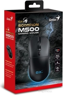 Игровая мышь Genius Scorpion M500 (черный) 