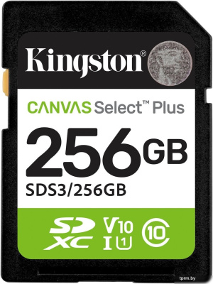 Kingston Canvas Select Plus SDXC 256GB SDS3/256GB 