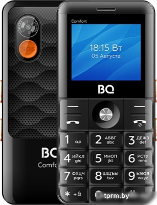 Кнопочный телефон BQ-Mobile BQ-2006 Comfort (черный) 
