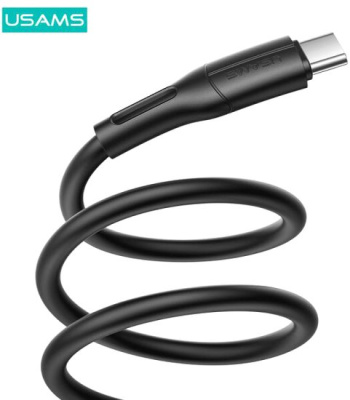 Кабель Usams USB Type-A - USB Type-C US-SJ501 (1.2 м, черный) 