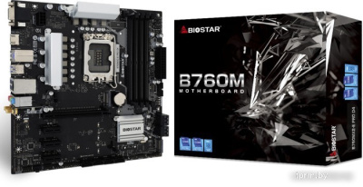 Материнская плата BIOSTAR B760MX2-E Pro D4 Ver. 6.0 