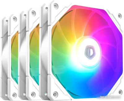 Набор вентиляторов ID-Cooling TF-12025-PRO-ARGB Trio White 