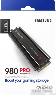 SSD Samsung 980 Pro с радиатором 1TB MZ-V8P1T0CW 