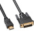 Кабель Buro HDMI-19M-DVI-D-1.8M Кабель Buro HDMI-19M-DVI-D-1.8M