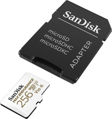 Карта памяти SanDisk microSDXC SDSQQVR-256G-GN6IA 256GB (с адаптером) 