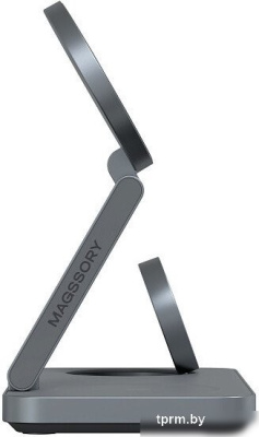 Magssory Yoga 3 в 1 Charging Station для Apple Qi2 WCH016m (темно-серый) 