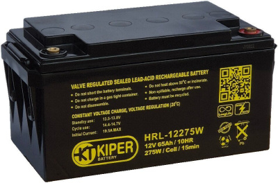 Аккумулятор для ИБП Kiper HRL-12275W (12В/65 А·ч)