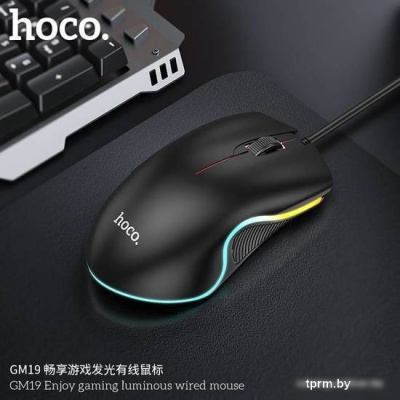 Игровая мышь Hoco GM19 (черный) 