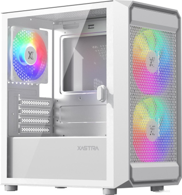 Корпус XASTRA A303M 3ARGB (белый) 