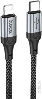 Кабель Hoco X102 USB Type-C - Lightning (1 м, черный) 