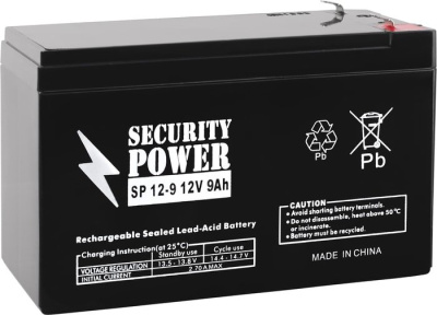 Security Power SP 12-9 F1 (12В/9 А·ч) 