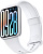 Фитнес-браслет Xiaomi Smart Band 9 Pro M2401B1 (серебристый, с белым силиконовым ремешком, международная версия) 