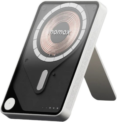 Внешний аккумулятор Momax 1-Power X Pro Magnetic Built-In USB-C IP131 5000mAh (белый)