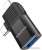 Адаптер Borofone BV18 Lightning - USB Type-C - USB Type-A (черный) 
