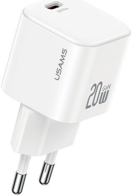 Сетевое зарядное Usams CC260 20W GaN (белый)