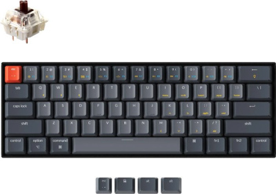 Клавиатура Keychron K12 RGB K12-B3-RU (Gateron G Pro Brown) 