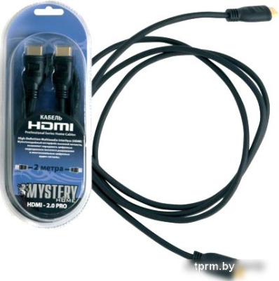 Кабель Mystery HDMI - HDMI HDMI1.0pro (1 м, черный) 