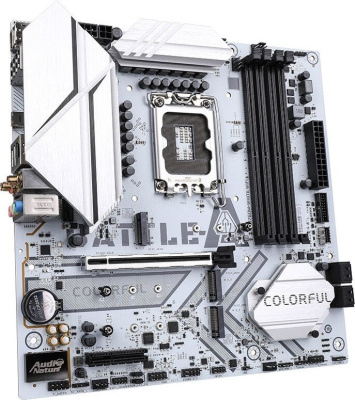 Материнская плата Colorful Battle-AX B760M-White WiFi V20 