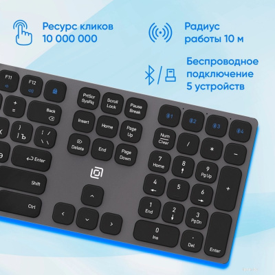 Клавиатура Oklick K867W 