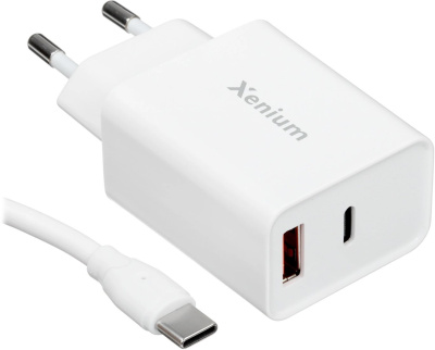 Сетевое зарядное Xenium X252 (белый) 