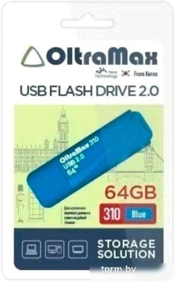 USB Flash OltraMax 310 64GB (синий) 