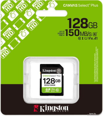 Kingston Canvas Select Plus SDXC 128GB SDS3/128GB 