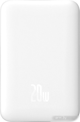 Baseus Magnetic Mini Air Wireless Fast Charge Power Bank 20W 6000mAh (белый, китайская версия) 