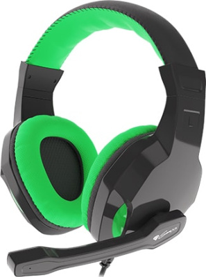 Наушники Genesis Argon 100 (черный/зеленый)