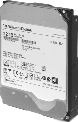 Жесткий диск WD Ultrastar DC HC580 22TB WUH722422ALE6L4 
