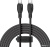 Кабель Baseus Pudding Series Fast Charging Cable 100W USB Type-C - USB Type-C (2 м, черный) 